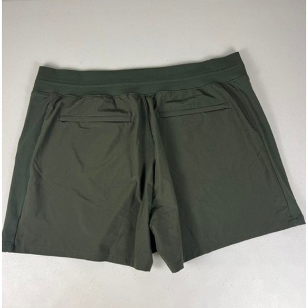 Athleta Trekkie North Short Olive Green Hiking Activewear Womens 16 - Picture 2 of 12